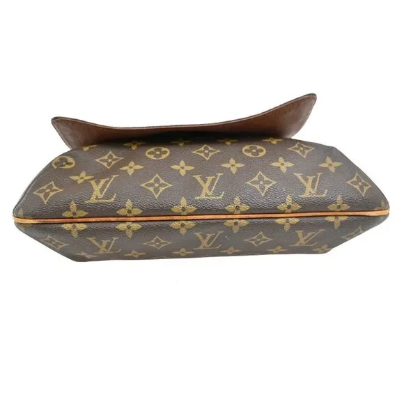 LOUIS VUITTON Musette Shoulder Bag Monogram Leather Brown France M51256 39TA132 - Picture 6 of 16